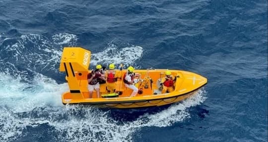 Padre salvó a su hija tras caer de un crucero Disney