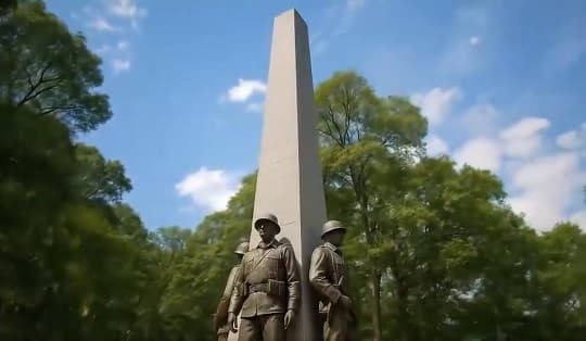 Así se vería el obelisco chaqueño, según la IA