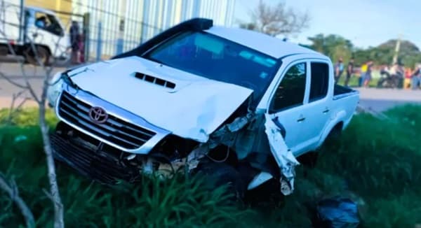 Murió mujer atropellada por camioneta en Luque