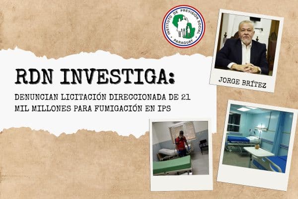 IPS: gremio de fumigadores denuncia irregularidades en millonaria licitación