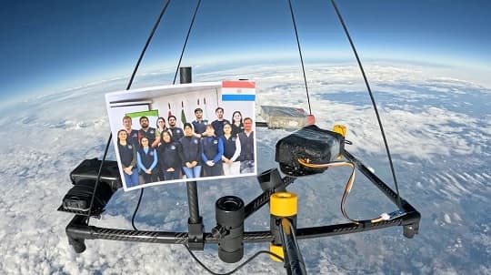 Globo sonda paraguayo llega a la estratósfera