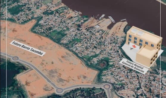 Construirán Gran Hospital de Asunción por USD 58 millones en la Costanera Sur