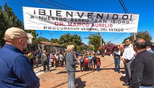 Marco Aurelio participó en un acto político junto a Carolina González y Orlando Arévalo