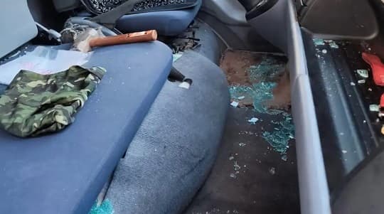 Minga Guazú: atacan a balazos camión de encomiendas y abandonan la carga