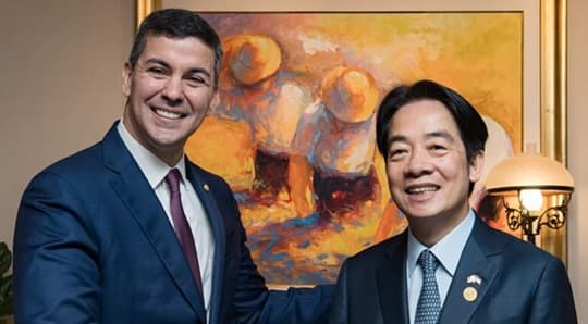 Presidente de Taiwán suspende visita a Paraguay