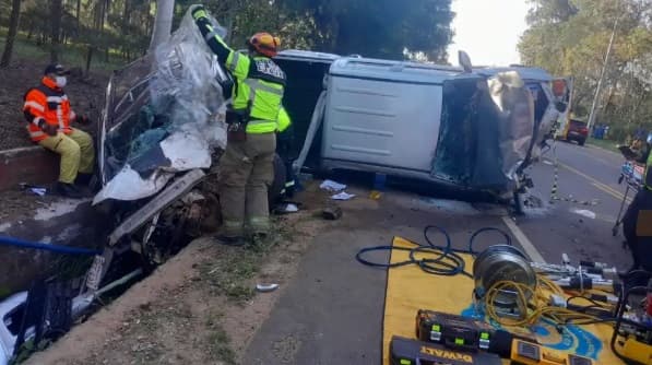 Fatal accidente en ruta Luque-San Bernardino