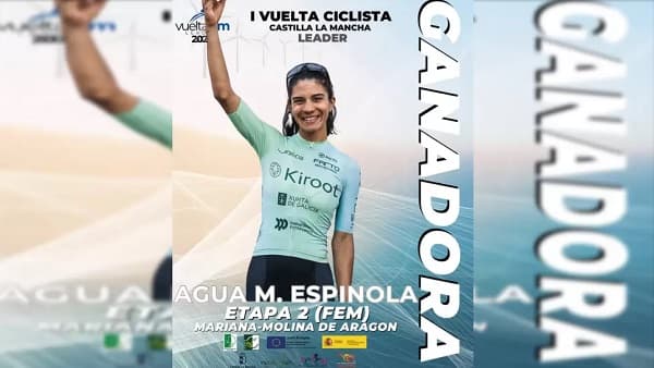 Agua Marina Espínola hace historia en Vuelta Castilla-La Mancha