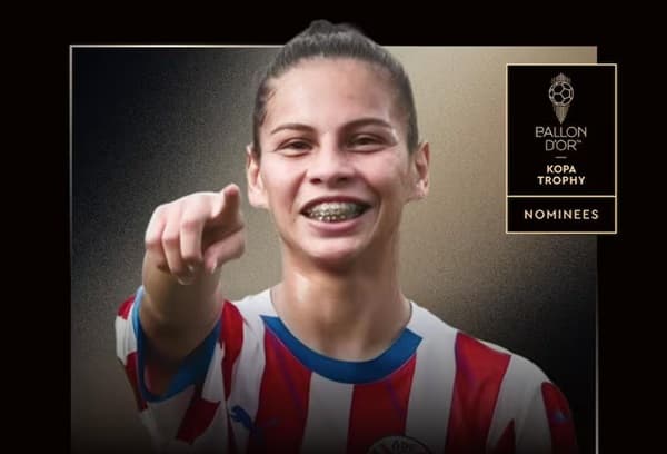 Claudia Martínez, nominada al Balón de Oro Sub 21
