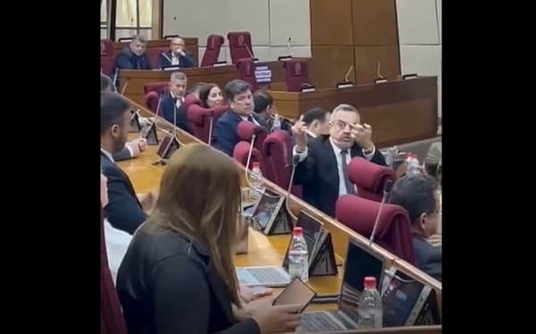 Yamil Esgaib protagoniza nuevo bochorno en el Congreso