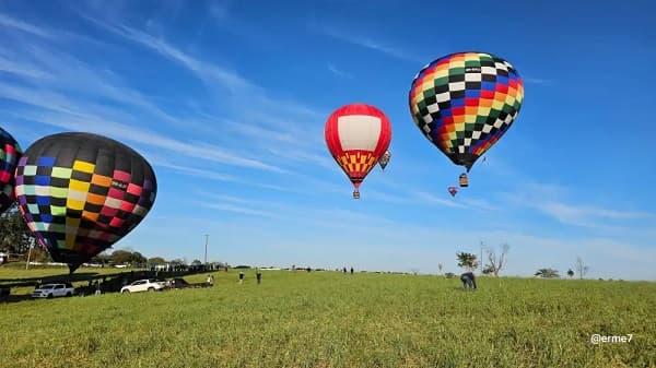 Mundial de Globos Aerostáticos colorea cielo de Yguazú