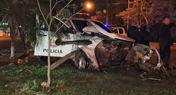 Choque de patrullera deja tres lesionados en Ypané