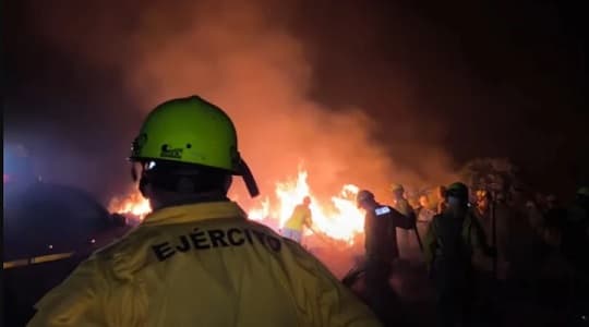 Incendio en el Chaco fue controlado por bomberos y militares