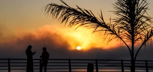 Miércoles con amanecer fresco a cálido durante el día
