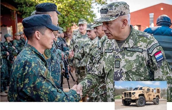 Ejército gestiona blindados para seguridad