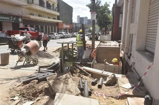 El proyecto de cableado subterráneo de la ANDE en el microcentro estaría listo para fin de año