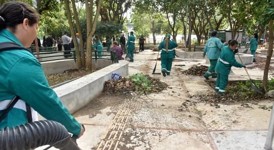 La Municipalidad de Asunción retomó la remodelación de la Plaza Naciones Unidas tras reclamos y conflictos