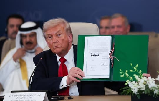 Trump y mediadores internacionales sellan el plan de paz para Gaza