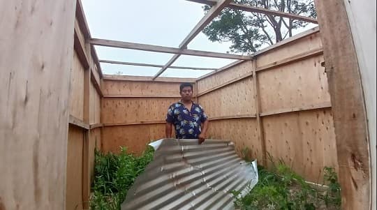 La SEN invierte G. 3.202.800 en viviendas de terciado que se derrumban ante el viento