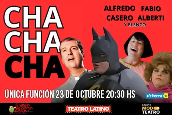 El regreso de “Cha Cha Cha”: Casero y Alberti traen el clásico del absurdo a Asunción