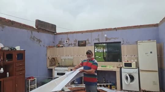 SEN reporta casi 700 familias afectadas por el temporal; Cordillera, Itapúa y Guairá fueron los más golpeados