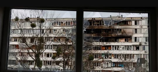 Ataque ruso deja seis muertos y graves daños en Ucrania