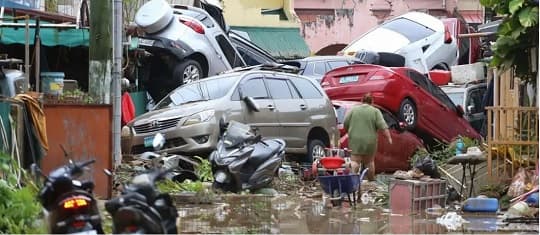 El tifón Kalmaegi deja muertos y severos daños en Filipinas y Vietnam