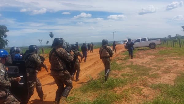 Campesinos intentan ocupar la estancia Lusipar