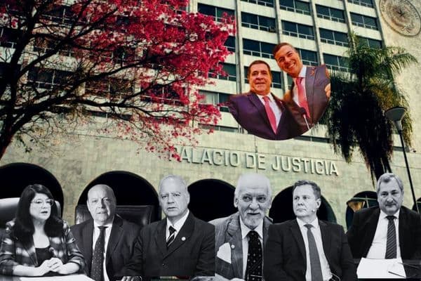 Reunión secreta de ministros de la Corte con Peña y Cartes