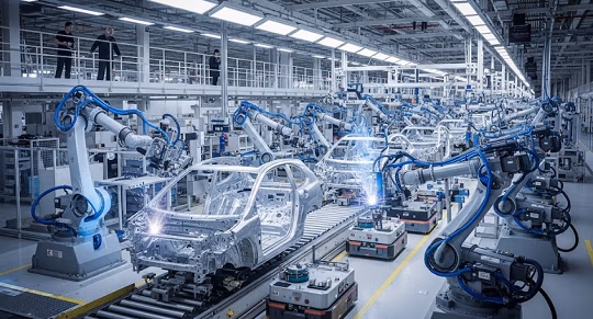 Fábricas de autos sin humanos podrían operar desde 2030