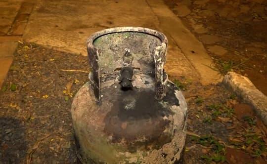 Incendio por fuga de gas causó daños en una vivienda de Fernando de la Mora