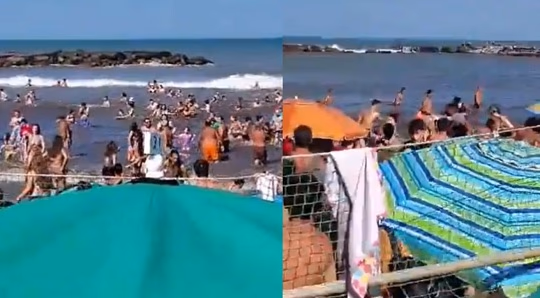 Ola gigante deja un muerto y decenas de heridos en Argentina