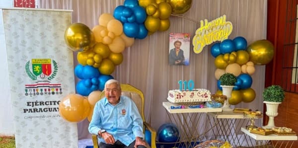 Canuto González: veterano del Chaco celebra 110 años