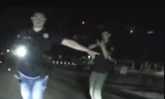 Graban a policías en supuesta barrera irregular sobre la ruta PY02