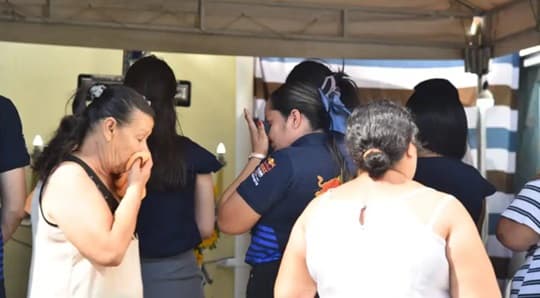 Emotiva despedida a Tobías en Capiatá