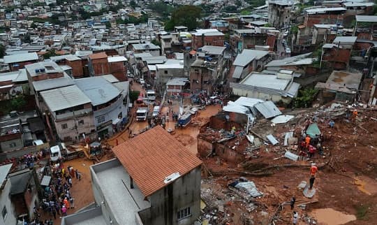 Minas Gerais: 36 muertos por lluvias