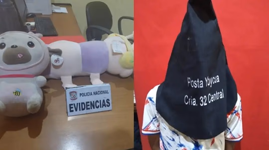 Detienen a joven por hurto de peluches en Capiatá
