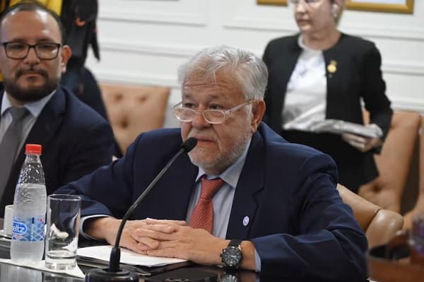 Jorge Brítez niega colapso del IPS ante el Congreso Nacional