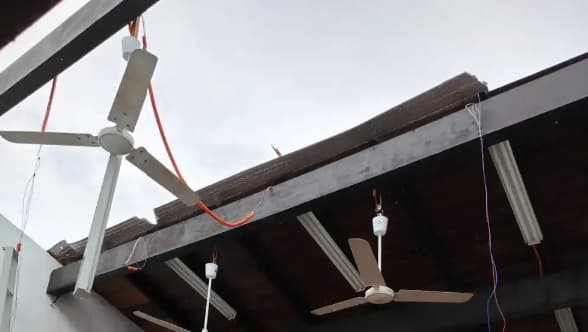 Temporal en Encarnación: Caída de techo deja niños heridos