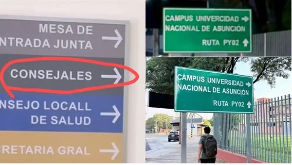 Luque: error ortográfico en cartel se vuelve viral