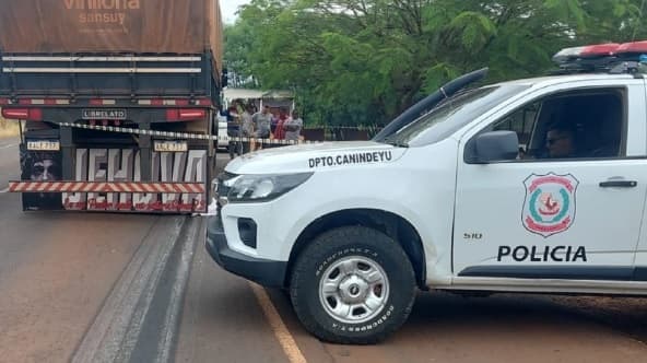 Niña de 13 años muere atropellada por un camión en Canindeyú